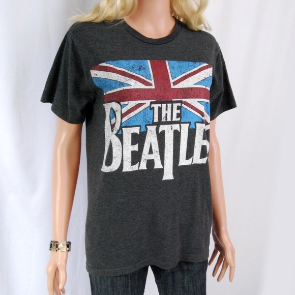 The Beatles Other - The Beatles 2016 British Flag Graphic Band T-Shirt